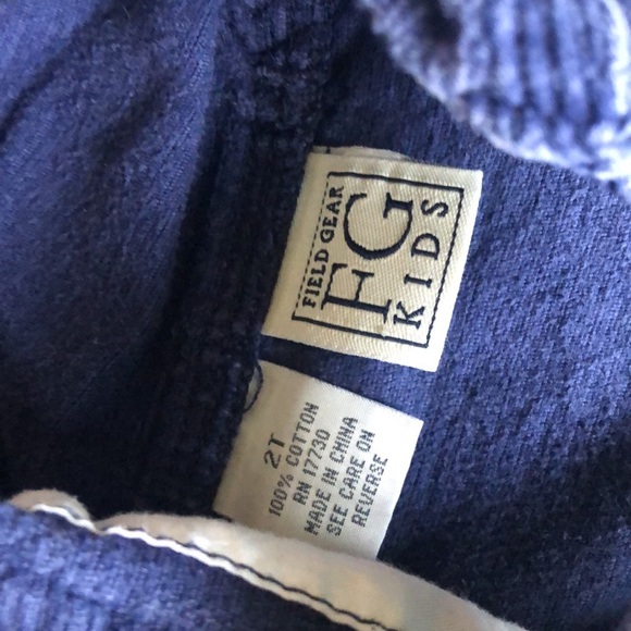 Vintage Field Gear Corduroy Blue Bibs - Picture 4 of 7